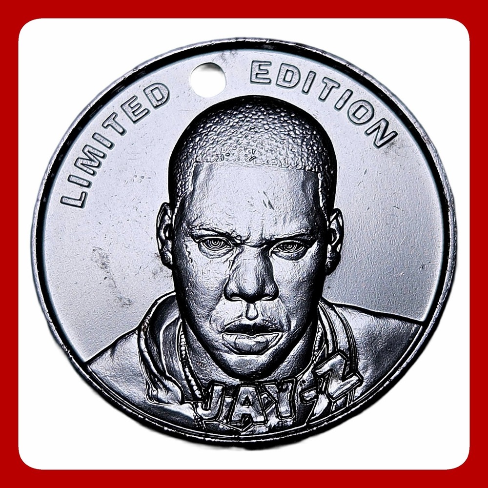 Roc-A-Fella Jay-Z Volume III Limited Edition‎ Promo Metal Coin Pendant Medallion